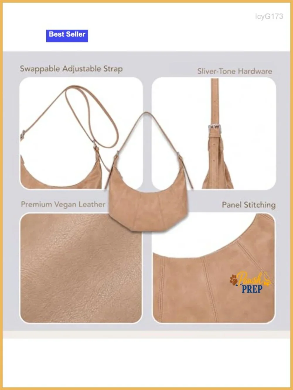 Slouchy Vegan Leather Hobo Purse with 2 Adjustable Straps Shoulder Crossbody